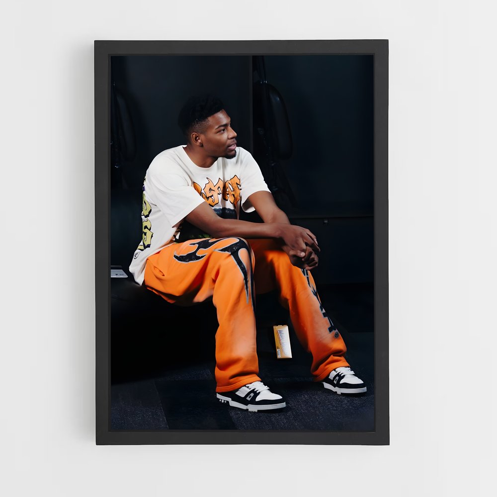 Poster Brandon miller – affiche Basketball (vue 2)